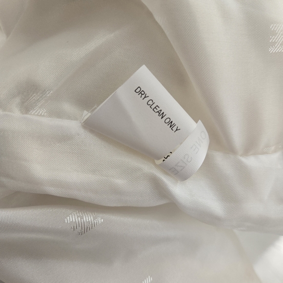 Vintage Lee Sands White Angora  Sweater Beaded Cardigan Grandmacore One Size - Picture 6 of 10